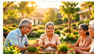 People of different generations sharing meaningful outdoor activities